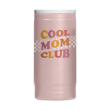 Mothers Day 12oz Cool Mom Club Dusk Powdercoat SlimCan Coolie - Logo Brands - Flyclothing LLC