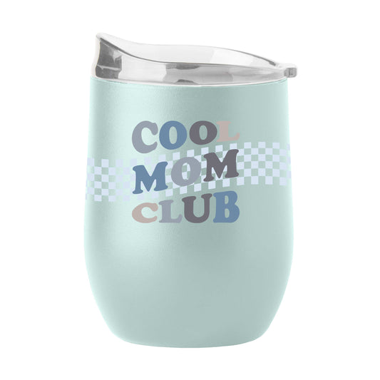 Mothers Day Cool Moms Club Cove 16oz Stainless Curved Beverage - Logo Brands - Flyclothing LLC