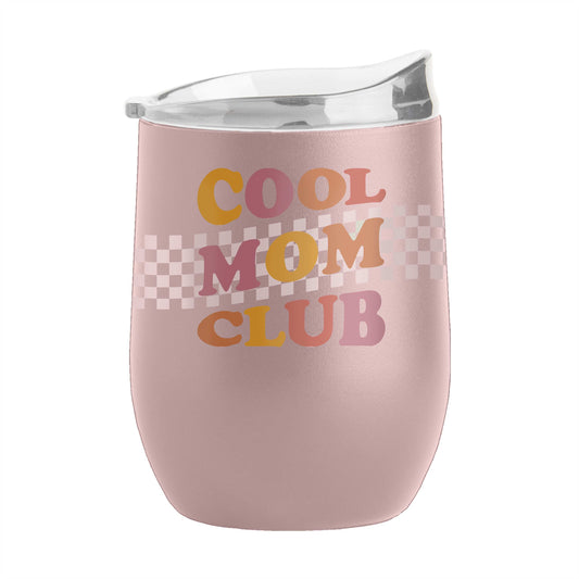 Mothers Day 16oz Cool Mom Club Dusk Stainless Curved Beverage - Logo Brands - Flyclothing LLC