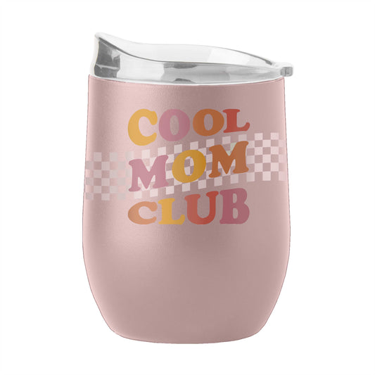 Mothers Day 16oz Cool Mom Club Dusk Stainless Curved Beverage - Logo Brands - Flyclothing LLC