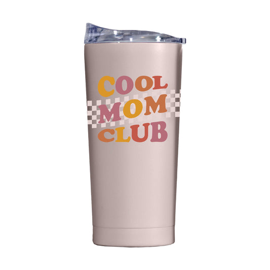Mothers Day 20oz Cool Mom Club Dusk Powder Coat Tumbler - Logo Brands - Flyclothing LLC
