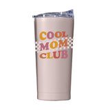 Mothers Day 20oz Cool Mom Club Dusk Powder Coat Tumbler - Logo Brands - Flyclothing LLC