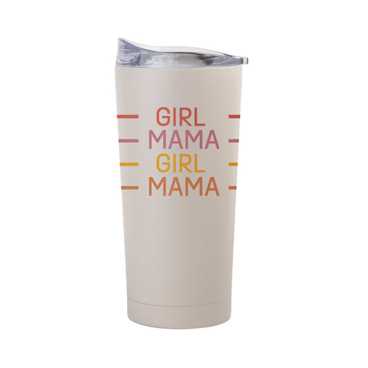 Mothers Day 20oz Girl Mama Sand Powder Coat Tumbler - Logo Brands - Flyclothing LLC