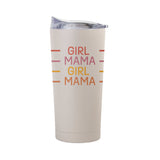 Mothers Day 20oz Girl Mama Sand Powder Coat Tumbler - Logo Brands - Flyclothing LLC
