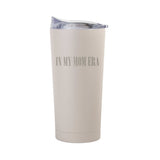 Mothers Day In My Mom Era Sand 20oz Powder Coat Tumbler - Logo Brands - Flyclothing LLC