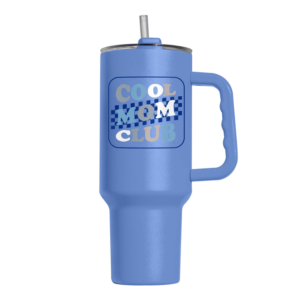 Mothers Day Blue Cool Moms Club Arctic 40oz Powder Coat Tumbler - Logo Brands - Flyclothing LLC