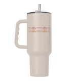 Mothers Day 40oz Boy Mama Sand Powder Coat Tumbler - Logo Brands - Flyclothing LLC