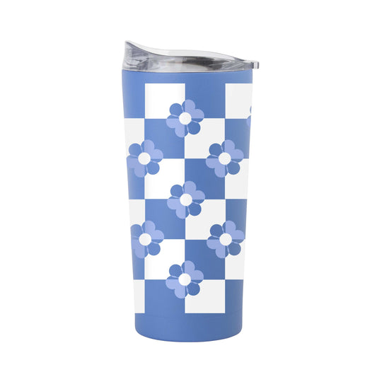 Spring 20oz Checkered Flower Arctic Powder Coat Tumbler - Logo Brands - Flyclothing LLC
