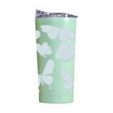 Spring 20oz Tonal Repeating Butterfly Cove Powder Coat Tumbler - Logo Brands - Flyclothing LLC