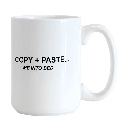 Snarky Mug Copy and Paste 15oz Sublimated Mug - Logo Brands - Flyclothing LLC