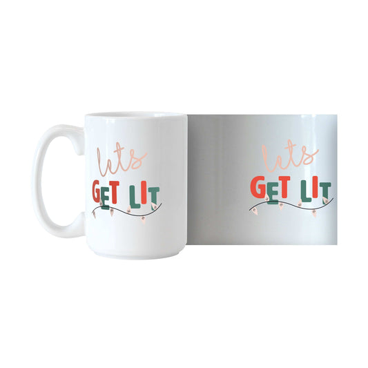 Get Lit 15oz Sublimated Mug - Logo Brands - Flyclothing LLC