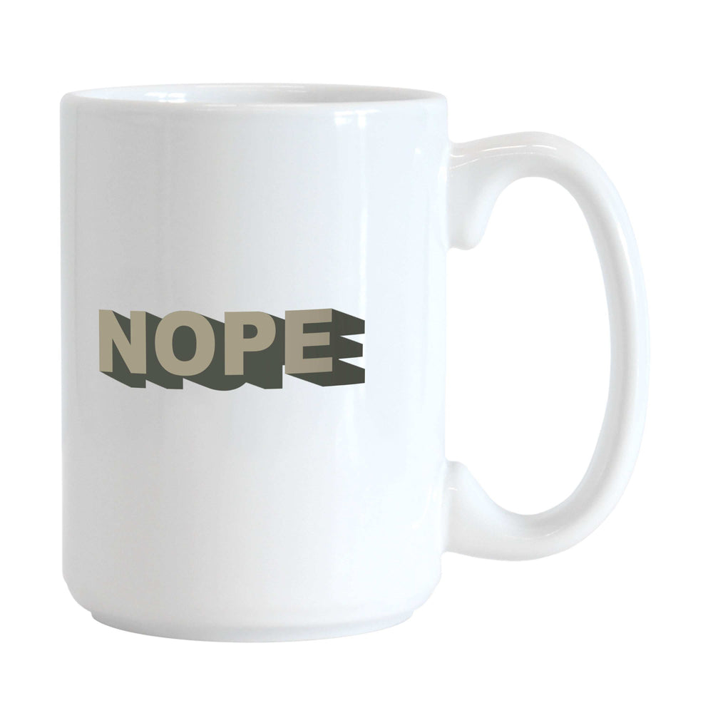 Snarky Mug Nope 15oz Sublimated Mug - Logo Brands - Flyclothing LLC