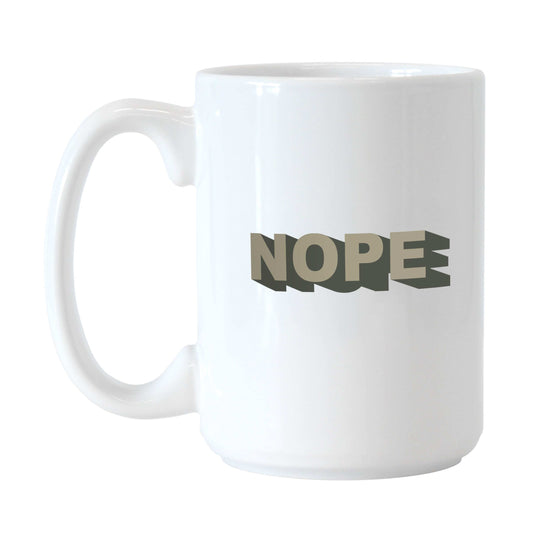 Snarky Mug Nope 15oz Sublimated Mug - Logo Brands - Flyclothing LLC