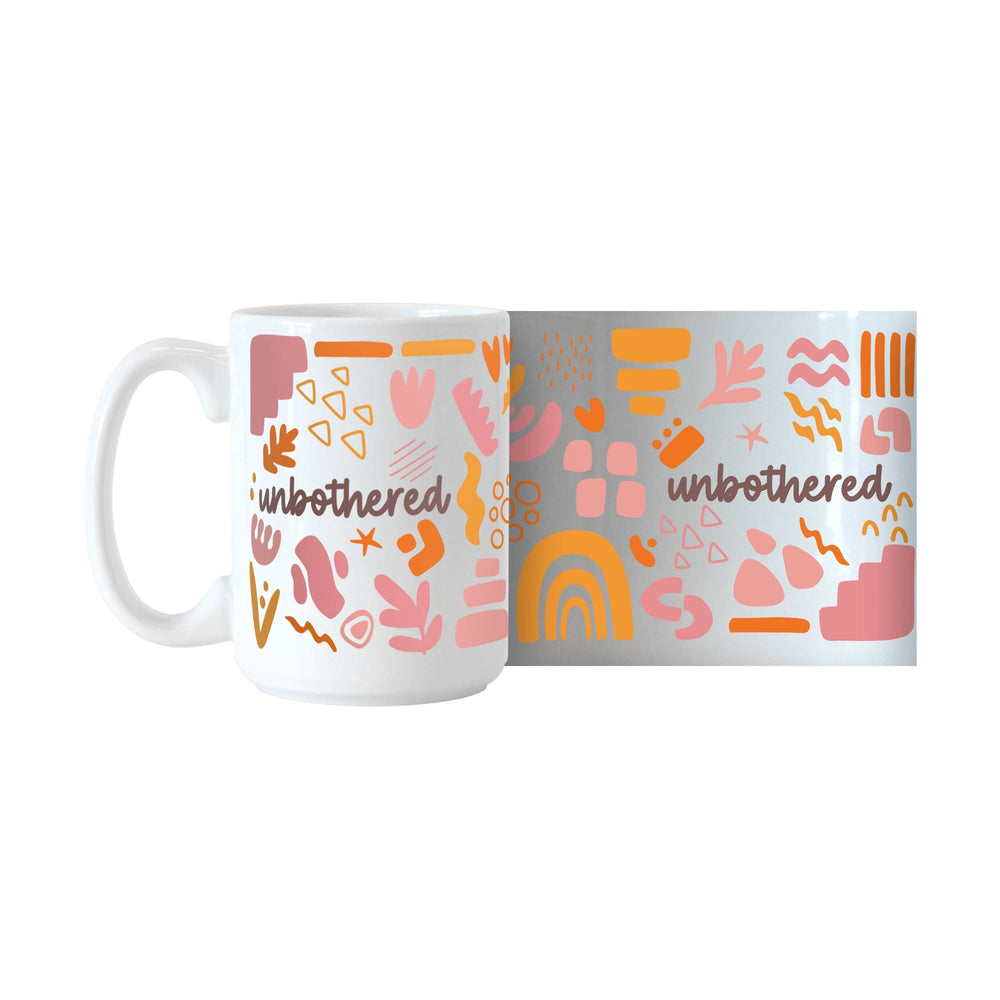 Snarky Mug Unbothered 15oz Sublimated Mug - Logo Brands - Flyclothing LLC