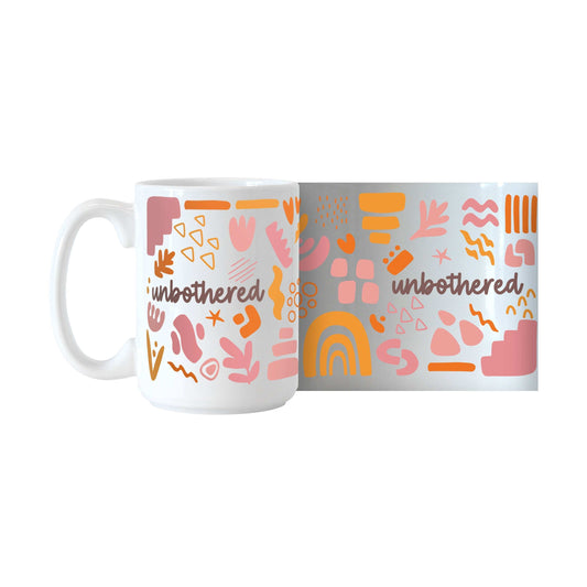 Snarky Mug Unbothered 15oz Sublimated Mug - Logo Brands - Flyclothing LLC
