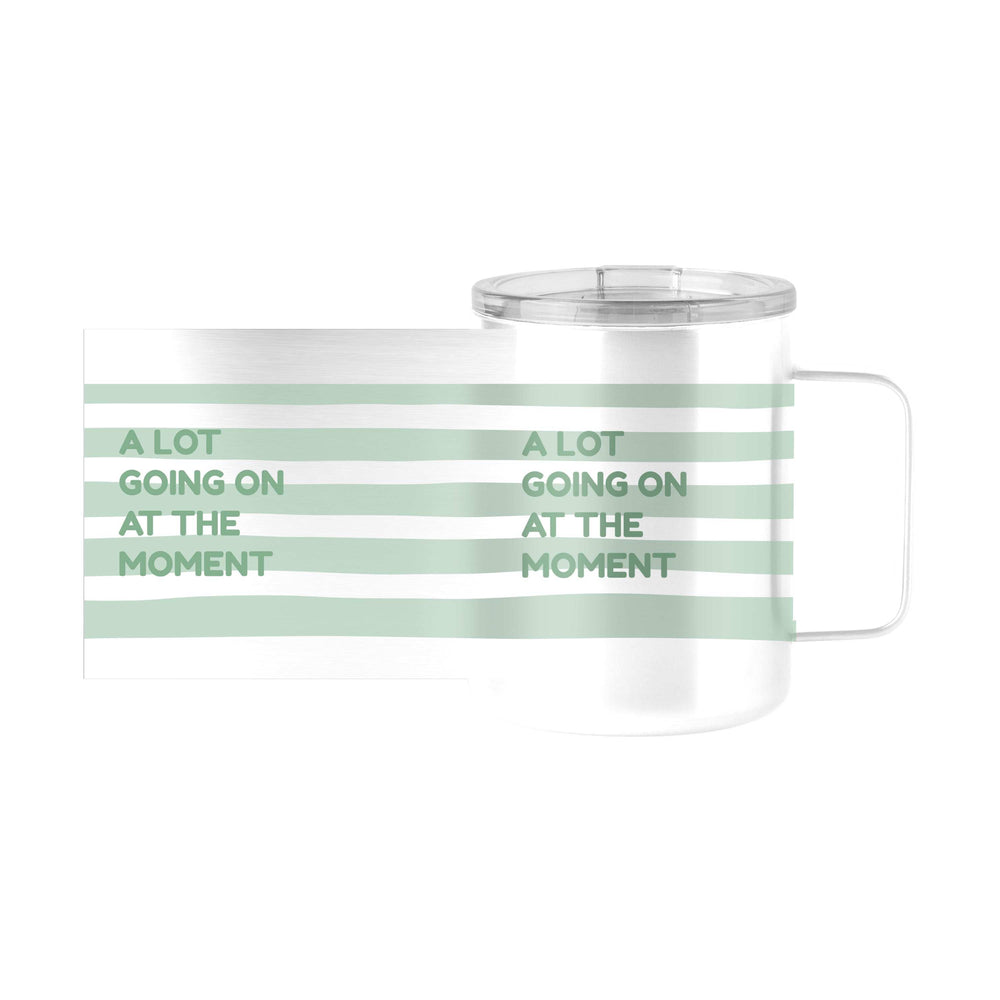 Snarky Mug A Lot Going On 15oz Stainless Steel Mug - Logo Brands - Flyclothing LLC