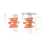 Snarky Mug Highly Unlikely 15oz Stainless Steel Mug - Logo Brands - Flyclothing LLC