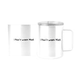 Snarky Mug I Don't Work Here 15oz Stainless Steel Mug - Logo Brands - Flyclothing LLC