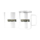 Snarky Mug Nope 15oz Stainless Steel Mug - Logo Brands - Flyclothing LLC