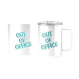 Snarky Mug Out Of Office 15oz Stainless Steel Mug - Logo Brands - Flyclothing LLC
