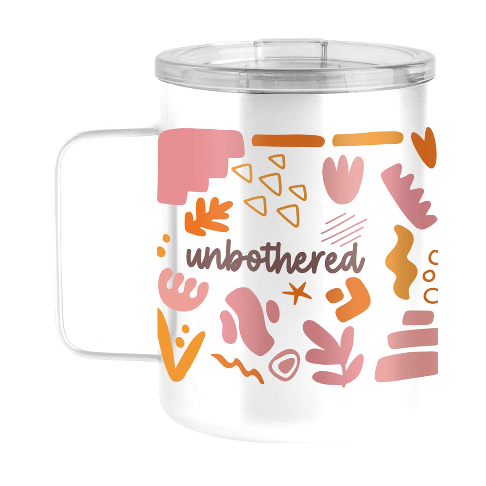 Snarky Mug Unbothered 15oz Stainless Steel Mug - Logo Brands - Flyclothing LLC