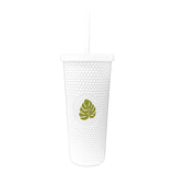 Jungle Collection Jungle Leaves 24oz Studded Tumbler - Logo Brands - Flyclothing LLC