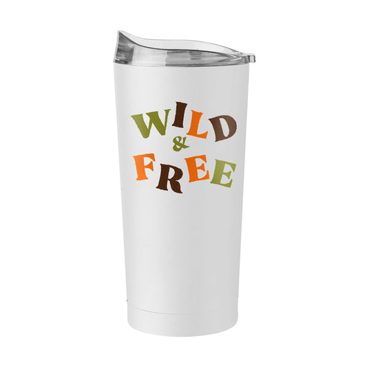 Jungle Collection Wild and Free 20oz Powder Coat Tumbler - Logo Brands - Flyclothing LLC