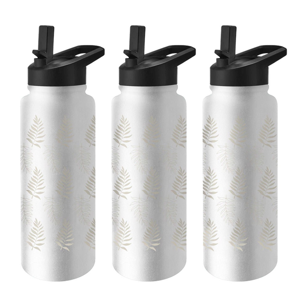 Jungle Collection Sand Palm Leaves 34oz Quencher Bottle - Logo Brands - Flyclothing LLC