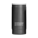 Wedding Collection Bubble Hubby 12oz Powdercoat SlimCan Coolie - Logo Brands - Flyclothing LLC