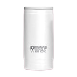 Wedding Collection Bubble Wifey 12oz Powdercoat SlimCan Coolie - Logo Brands - Flyclothing LLC