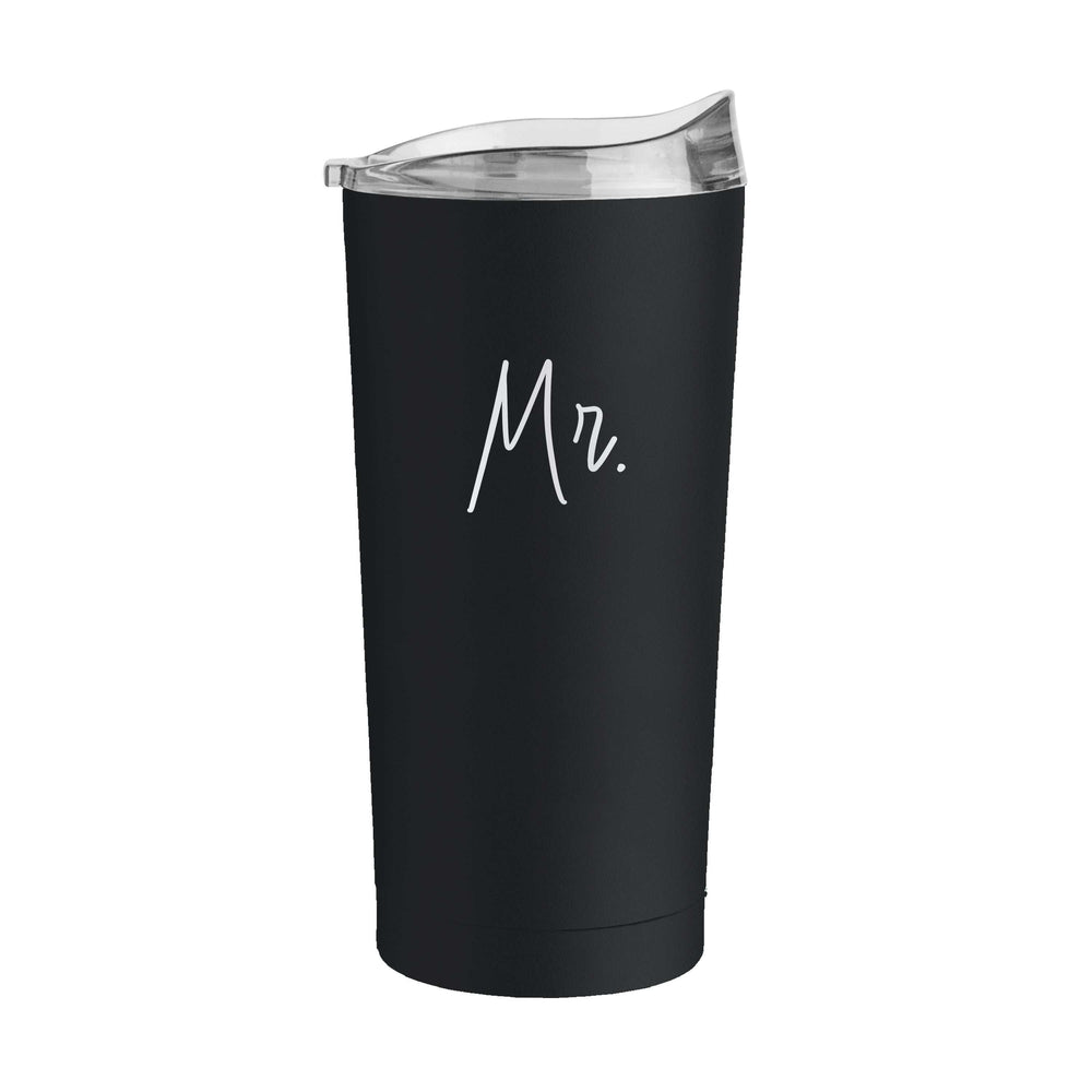 Wedding Collection Script Mr. 20oz Powder Coat Tumbler - Logo Brands - Flyclothing LLC