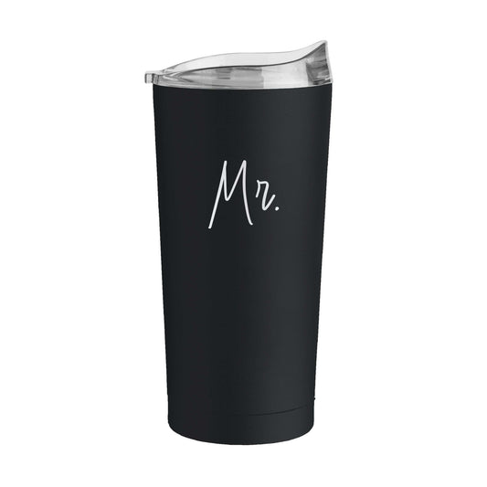 Wedding Collection Script Mr. 20oz Powder Coat Tumbler - Logo Brands - Flyclothing LLC