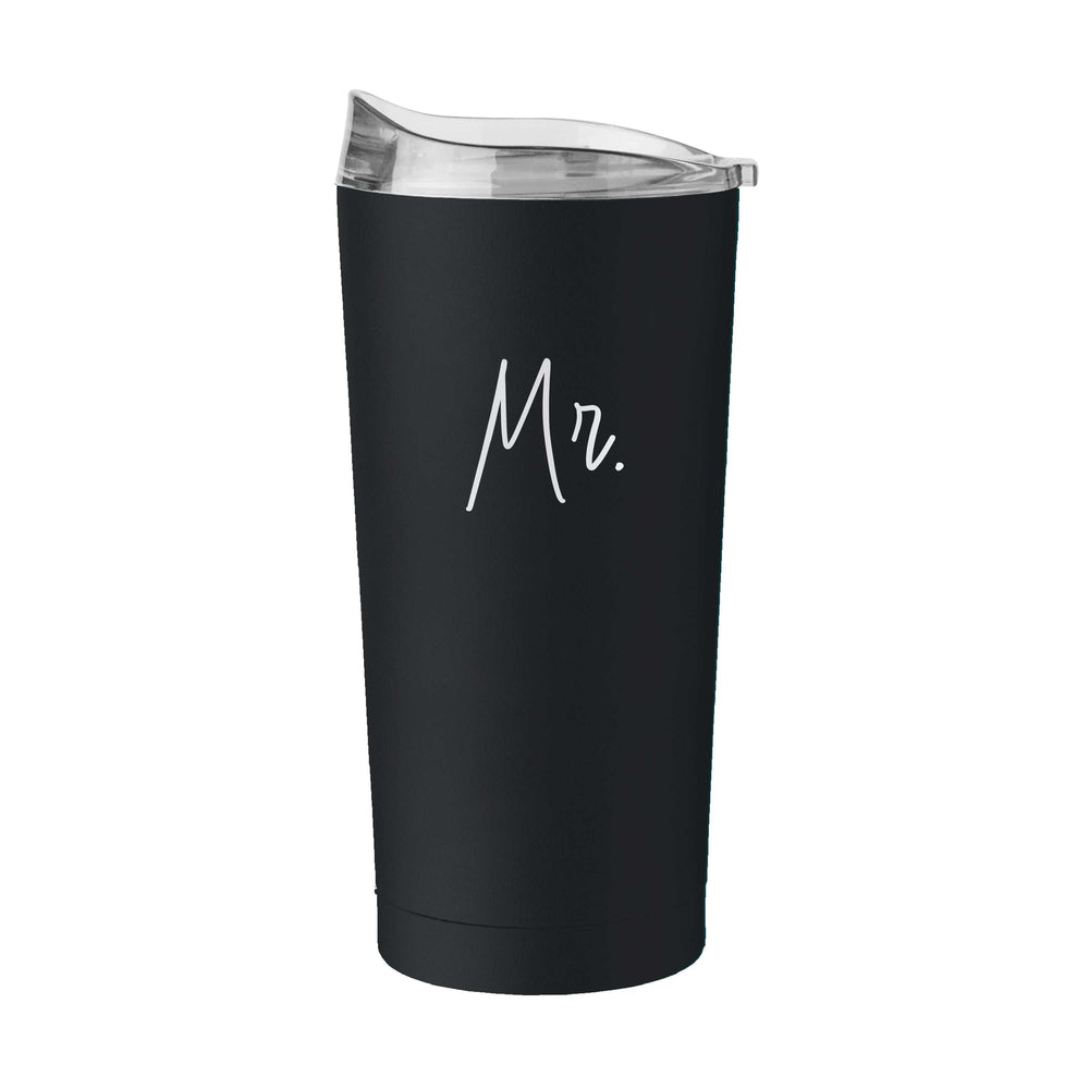 Wedding Collection Script Mr. 20oz Powder Coat Tumbler - Logo Brands - Flyclothing LLC