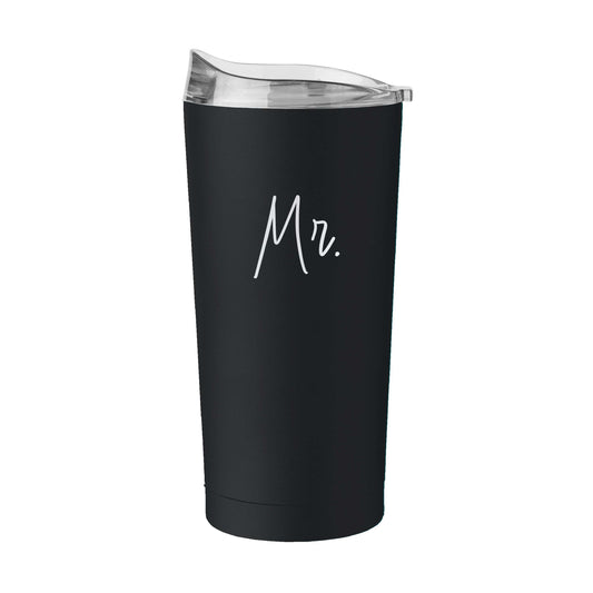 Wedding Collection Script Mr. 20oz Powder Coat Tumbler - Logo Brands - Flyclothing LLC