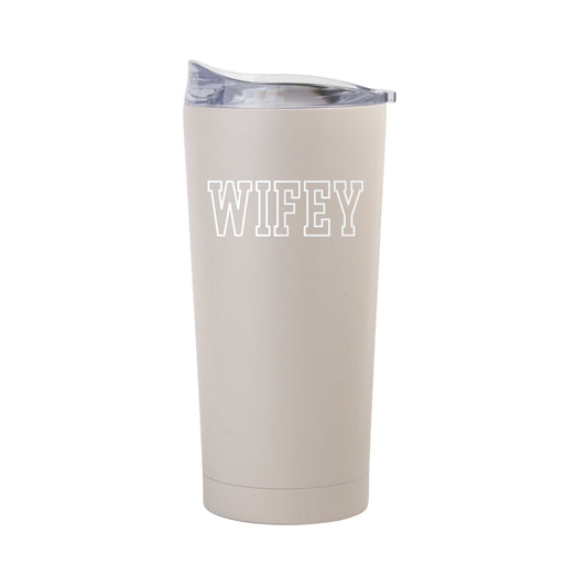 Wedding Collection Bubble Wifey 20oz Powder Coat Tumbler - Logo Brands - Flyclothing LLC