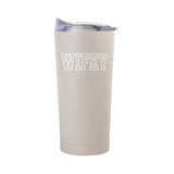 Wedding Collection Bubble Wifey 20oz Powder Coat Tumbler - Logo Brands - Flyclothing LLC