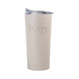 Wedding Collection Wifey 20oz Powder Coat Tumbler - Logo Brands - Flyclothing LLC