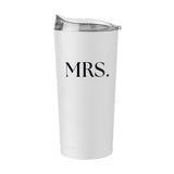 Wedding Collection Standard Mrs. 20oz Powder Coat Tumbler - Logo Brands - Flyclothing LLC
