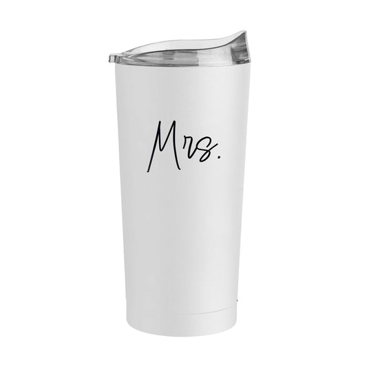 Wedding Collection Script Mrs. 20oz Powder Coat Tumbler - Logo Brands - Flyclothing LLC