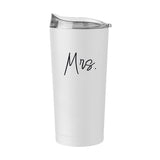 Wedding Collection Script Mrs. 20oz Powder Coat Tumbler - Logo Brands - Flyclothing LLC