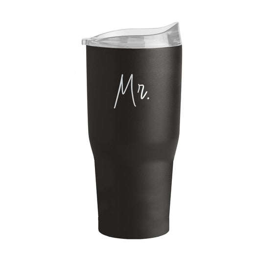 Wedding Collection Script Mr. 30oz Powder Coat Tumbler - Logo Brands - Flyclothing LLC