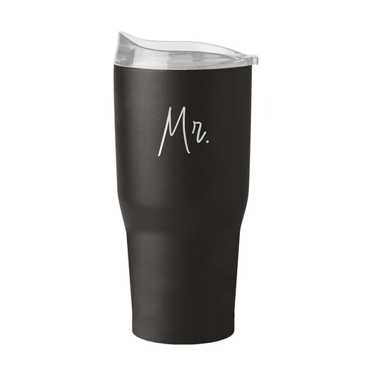 Wedding Collection Script Mr. 30oz Powder Coat Tumbler - Logo Brands - Flyclothing LLC
