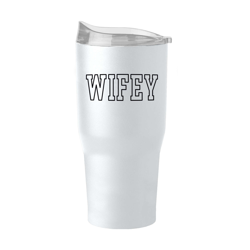 Wedding Collection Bubble Wifey 30oz Powder Coat Tumbler - Logo Brands - Flyclothing LLC