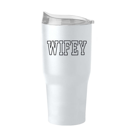 Wedding Collection Bubble Wifey 30oz Powder Coat Tumbler - Logo Brands - Flyclothing LLC
