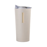 Bachelorette Sand 20oz Letter I Powder Coat Tumbler - Logo Brands - Flyclothing LLC