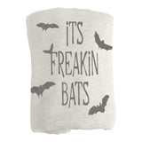 Halloween Sublimated Its Freaking Bats Sweatshirt Blanket - Logo Brands - Flyclothing LLC