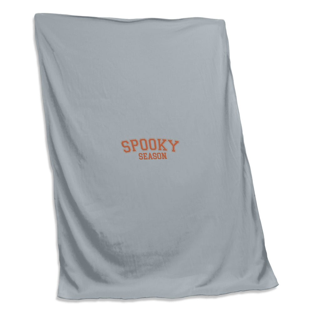 Halloween Spooky Season Screened Sweatshirt Blanket - Logo Brands - Flyclothing LLC