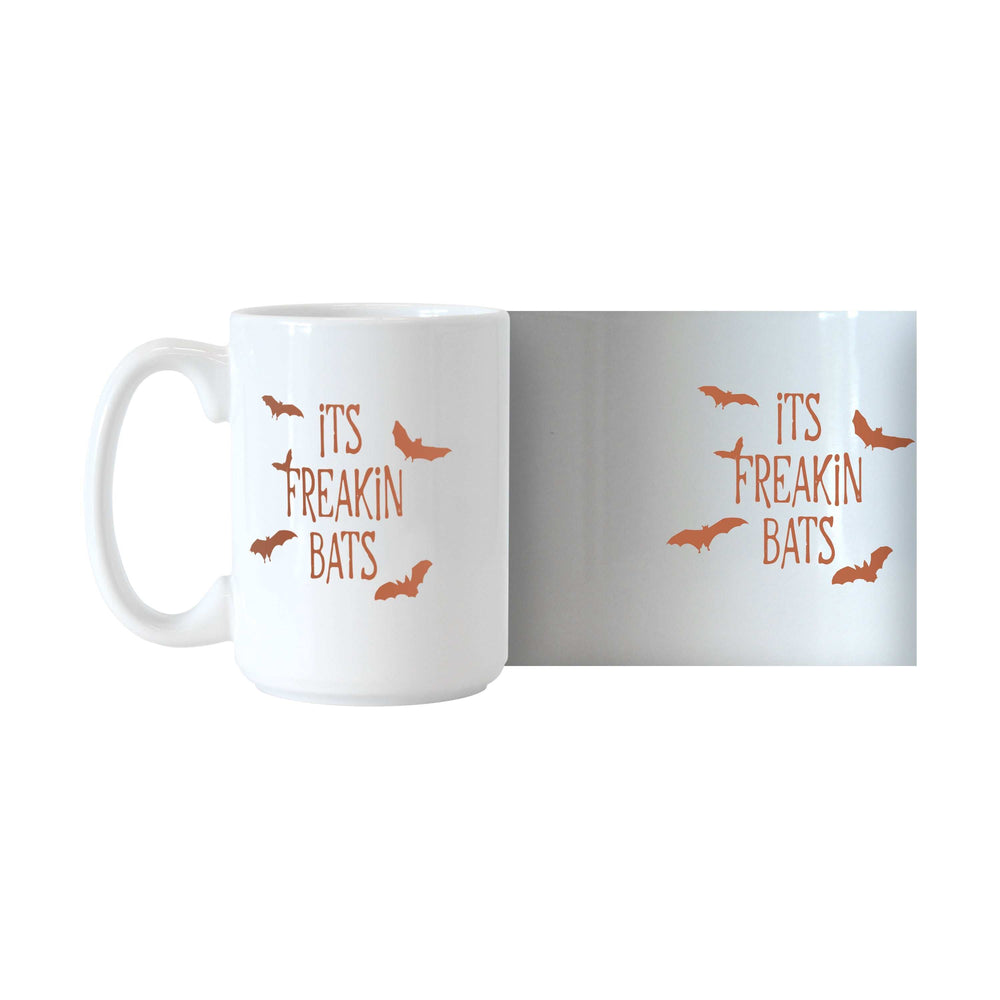 Halloween 15oz Its Freaking Bats Sublimated Mug - Logo Brands - Flyclothing LLC