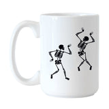 Halloween 15oz Skeletons Sublimated Mug - Logo Brands - Flyclothing LLC