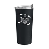 Halloween 20oz Its Freaking Bats Powder Coat Tumbler - Logo Brands - Flyclothing LLC